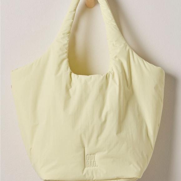 Handbags - Free People Puffer Tote (Got BAg) Yellow Sea Salt